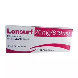 Лонсурф (Lonsurf) 20мг/8,19мг табл. 20шт фото