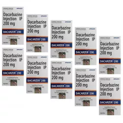 Дакарбазин Dacarzer 200мг №10 (10 фл)!! фото